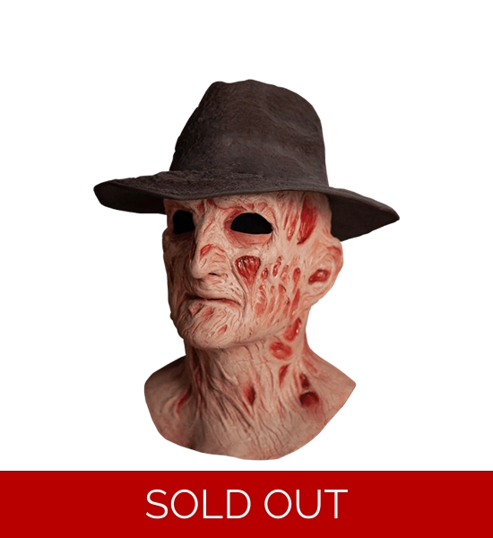 Deluxe Freddy Kruegar Mask with Fedora Hat
